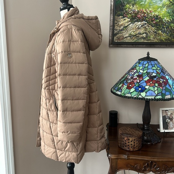 Bernardo sz large packable bibbed winter coat with hood EUC worn once - Picture 5 of 12